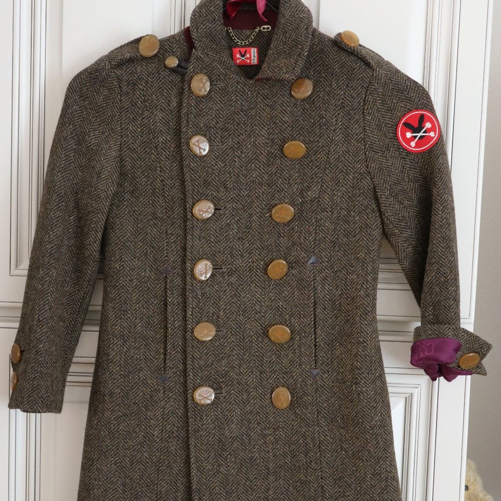 Boys Wool Coat - military style